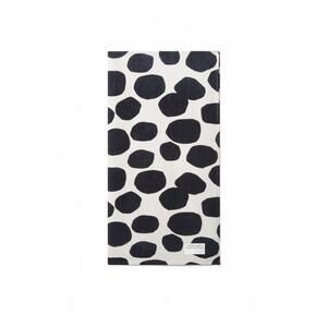 NEW COMPANIA FANTASTICA women's beach polka dot towel in white/black